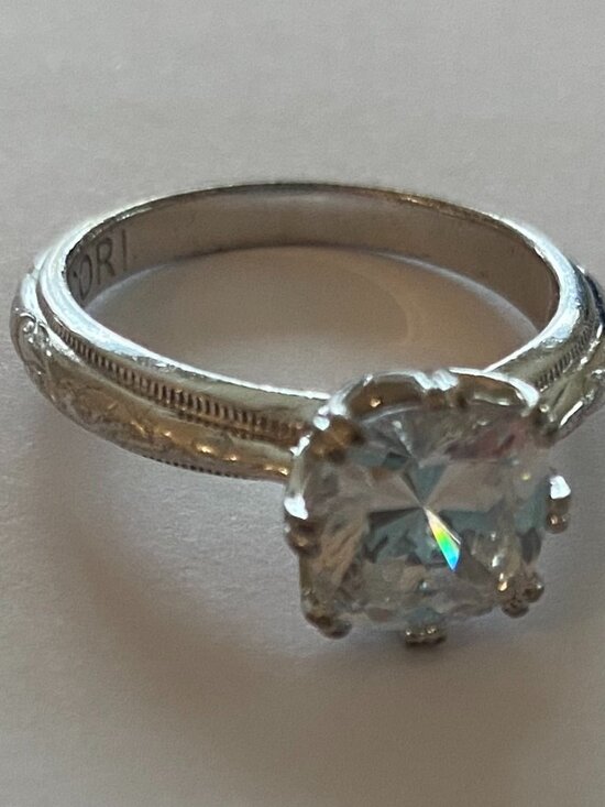 Tacori Jewelry - TACORI 925 Sterling Silver CZ ring, size 7